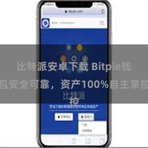 比特派安卓下载 Bitpie钱包安全可靠，资产100%自主掌控