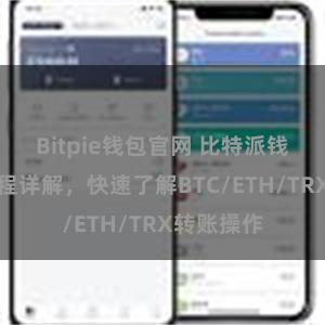 Bitpie钱包官网 比特派钱包转账教程详解，快速了解BTC/ETH/TRX转账操作