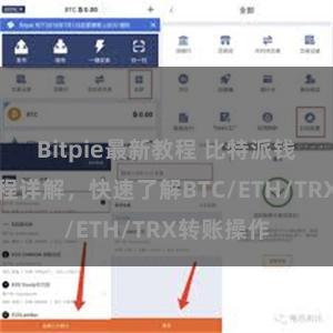 Bitpie最新教程 比特派钱包转账教程详解，快速了解BTC/ETH/TRX转账操作