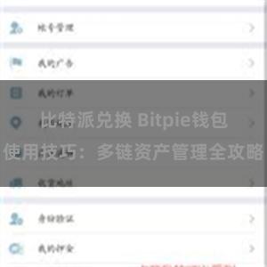 比特派兑换 Bitpie钱包使用技巧：多链资产管理全攻略