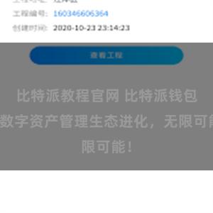比特派教程官网 比特派钱包：数字资产管理生态进化，无限可能！