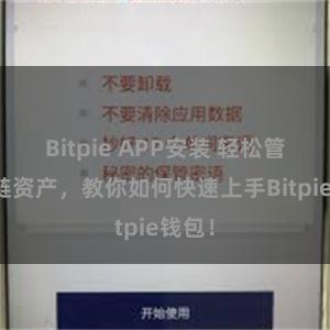 Bitpie APP安装 轻松管理多链资产，教你如何快速上手Bitpie钱包！