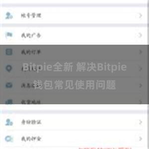 Bitpie全新 解决Bitpie钱包常见使用问题