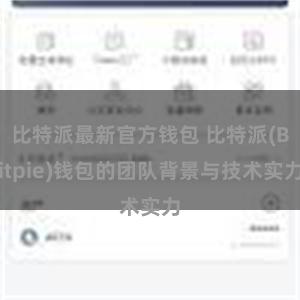 比特派最新官方钱包 比特派(Bitpie)钱包的团队背景与技术实力