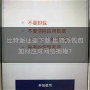 比特派便捷下载 比特派钱包如何应对网络拥堵？