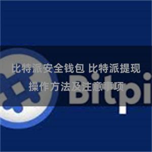 比特派安全钱包 比特派提现操作方法及注意事项