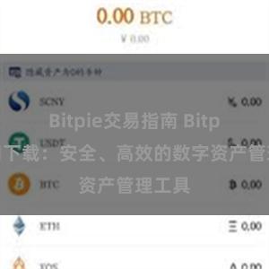 Bitpie交易指南 Bitpie应用下载：安全、高效的数字资产管理工具